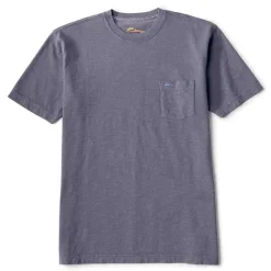 Orvis Shirts|Angler'S Pocket T-Shirt Washed Navy