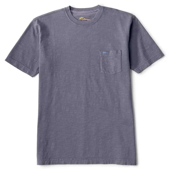 Orvis Shirts|Angler'S Pocket T-Shirt Washed Navy