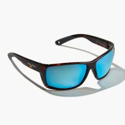 Orvis Sunglasses|Bajio Bales Beach Sunglasses Dark Tortoise Frame Blue Lens
