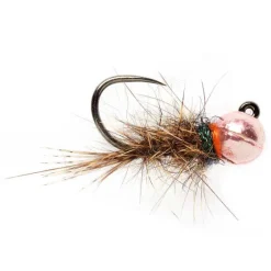 Orvis Nymphs|Barbless Roza'S Pink Hare'S Ear Jig