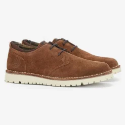 Orvis Shoes|BarbourĀ® Acer Derby Shoes Chocolate Suede