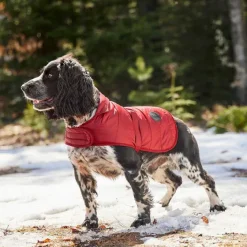 Orvis Dog Jackets|Barbour® Baffle Dog Jacket Red