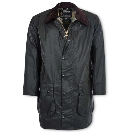 Orvis Jackets|Barbour® Border Wax Jacket Sage