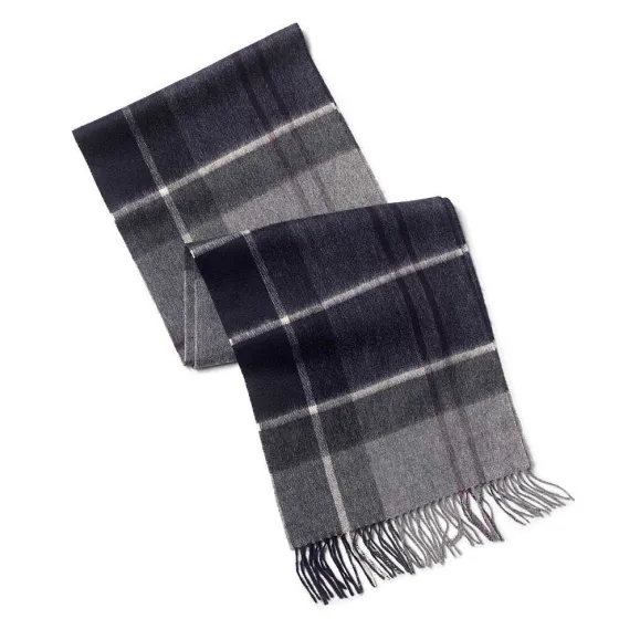 Orvis Scarves & Neckwear|Barbour® Carrbridge Tartan Scarf Black Plaid