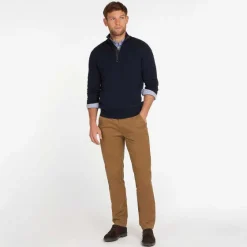 Orvis Sweaters|Barbour® Cotton Half-Zip Navy