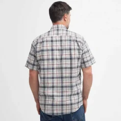Orvis Shirts|Barbour® Drafthill Short-Sleeved Regular Fit Shirt Navy
