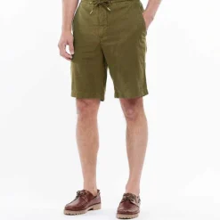 Orvis Shorts|Barbour® Linen Mix Shorts Navy
