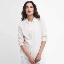 Orvis Shirts|Barbour® Marine Linen Shirt Shell Pink