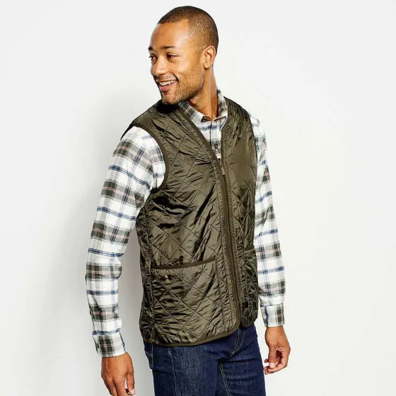 Orvis Vests|Barbour® Polarquilt Zip-In Liner Olive