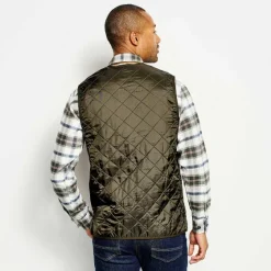 Orvis Vests|Barbour® Polarquilt Zip-In Liner Olive