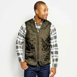 Orvis Vests|Barbour® Polarquilt Zip-In Liner Olive