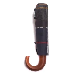 Orvis Travel|Barbour® Tartan Mini Umbrella Olive