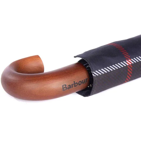 Orvis Travel|Barbour® Tartan Mini Umbrella Olive