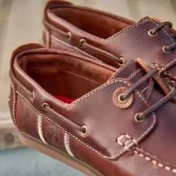 Orvis Shoes|BarbourĀ® Wake Boat Shoes Mahogany