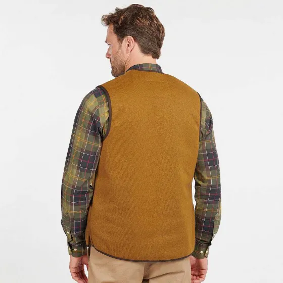 Orvis Vests|Barbour® Warm Pile Waistcoat/Zip-In Liner Brown