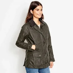 Orvis Jackets|BarbourĀ® Women'S Classic Beadnell Jacket Olive