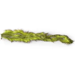 Orvis Materials|Barred Zonker Strips Chartreuse