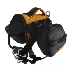 Orvis Travel Accessories|Baxter Dog Backpack Black/Orange