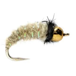 Orvis Nymphs|Bead Head Krystal Caddis Larva Cream