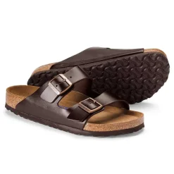 Orvis Sandals|BirkenstockĀ® Arizona Soft Footbed Leather Sandals Brown