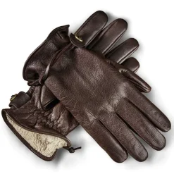 Orvis Gloves|Bison Leather Winter Gloves Brown