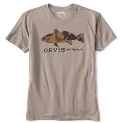 Orvis Shirts|1971 Camo Redfish Tee Stone