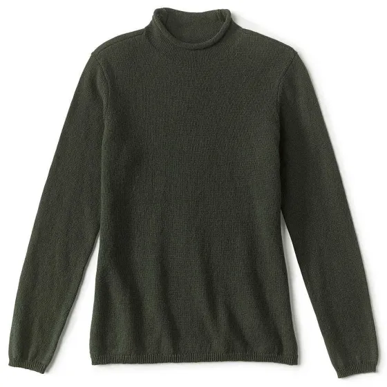 Orvis Sweaters|Classic Mockneck Sweater Dark Pine