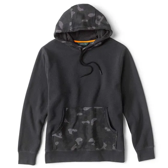 Orvis Sweatshirts|Colorblock Camo Hoodie Black/Blackout Camo