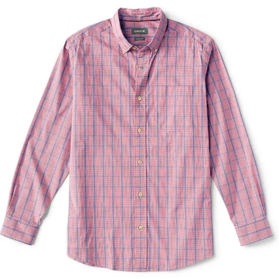 Orvis Shirts|Comfort Zone Long-Sleeved Shirt R/W/B