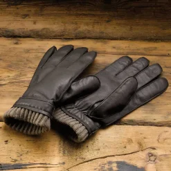 Orvis Gloves|Dorset Goatskin-And-Cashmere Gloves Dark Brown