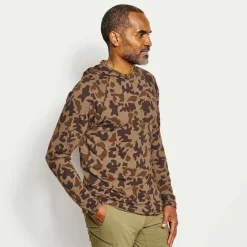 Orvis Shirts|Dricast Hoodie Brown Trout