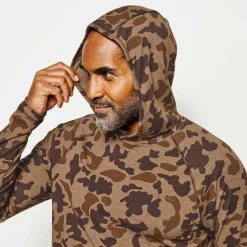 Orvis Shirts|Dricast Hoodie Brown Trout
