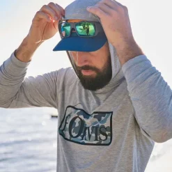 Orvis Shirts|Dricast Logo Hoodie Light Heather Grey