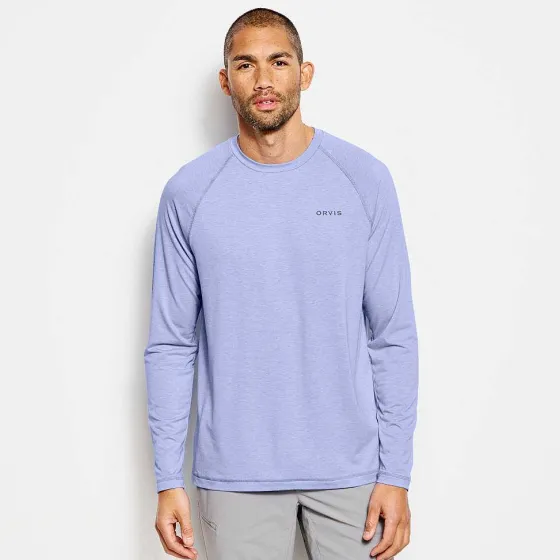 Orvis Shirts|Dricast Long-Sleeved Crew Bleached Blue