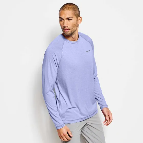 Orvis Shirts|Dricast Long-Sleeved Crew Bleached Blue