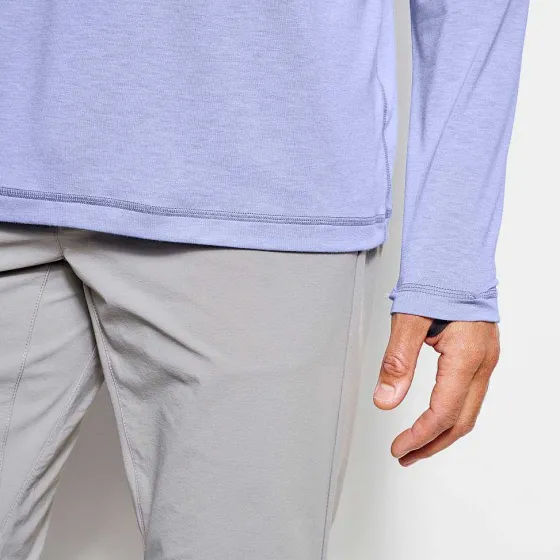 Orvis Shirts|Dricast Long-Sleeved Crew Bleached Blue