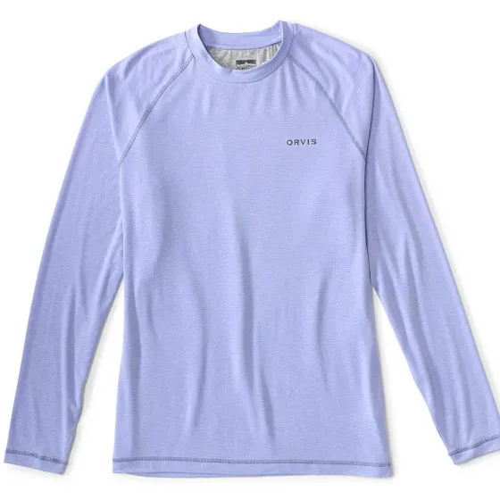 Orvis Shirts|Dricast Long-Sleeved Crew Bleached Blue