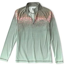 Orvis Shirts|Dricast Quarter-Zip Pullover Shirt Rainbow Trout
