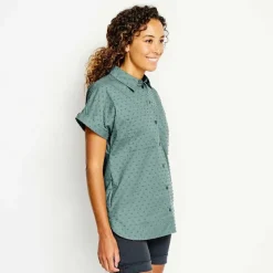 Orvis Shirts|Easy Solid Short-Sleeved Camp Shirt Forest