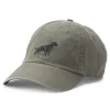Orvis Hats|Embroidered Labrador Ball Cap Olive/Black