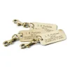 Orvis Travel|Engraved Brass Luggage Tags, Set Of 3