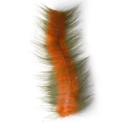 Orvis Materials|Ep Craftfur Brush 3" Wide Olive/Orange