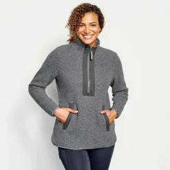 Orvis Fleece|Equinox Sherpa Wool Pullover Gray