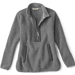 Orvis Fleece|Equinox Sherpa Wool Pullover Gray