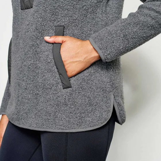 Orvis Fleece|Equinox Sherpa Wool Pullover Gray