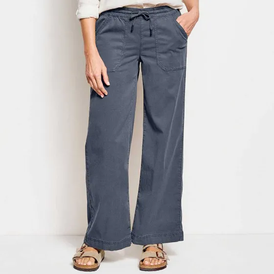 Orvis Pants|Explorer Wide-Leg Pants Carbon