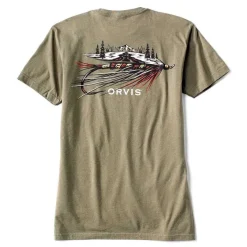 Orvis Shirts|Fly Landscape T-Shirt Olive