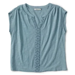 Orvis Shirts|Fresh Air Embroidered Dolman Top Tidewater