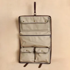 Orvis Packs & Bags|Genuine Leather Shave Kit Brown