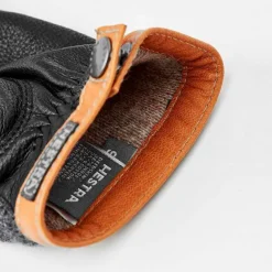 Orvis Gloves|Hestra Deerskin Wool Tricot Gloves Charcoal